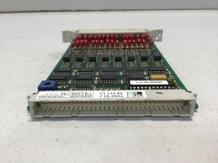 Used RESOTEC Circuit Board Card 90115.02 #139563