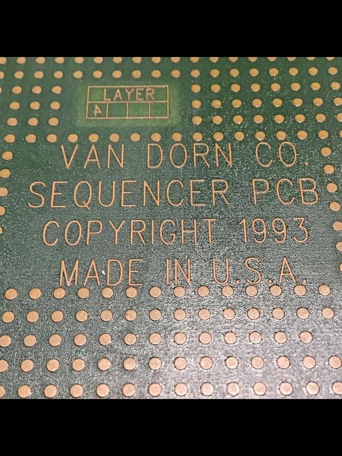 Used VAN DORN Sequencer Circuit Board PC330-029 330-029 #141345