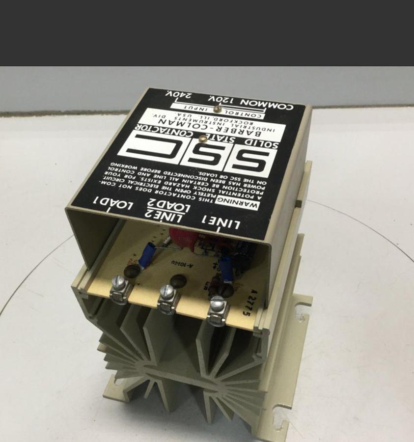 Used BARBER COLMAN Solid State Contactor CA11-24060-22-0-20 USED