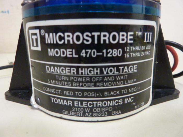Used TOMAR ELECTRONICS Microstrobe III Light 470-1280 #55497