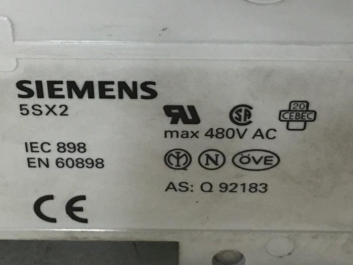 Used SIEMENS 6 Amp Circuit Breaker 5SX23C6 #122610