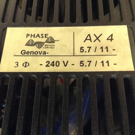 Used PHASE MOTION CONTROL Brushless Motor Control AX4 AX-4 USED