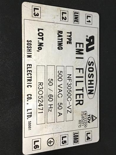 Used SOSHIN EMI Filter NF3050C-VZ #123580