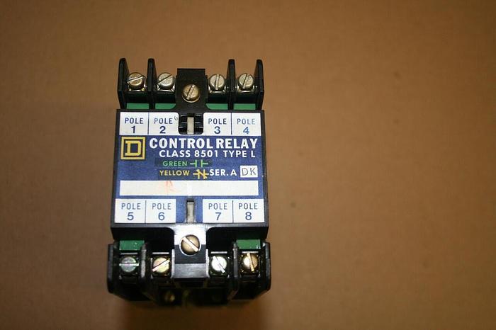 Used SQUARE D Control Relay 8501-L0-40 Used