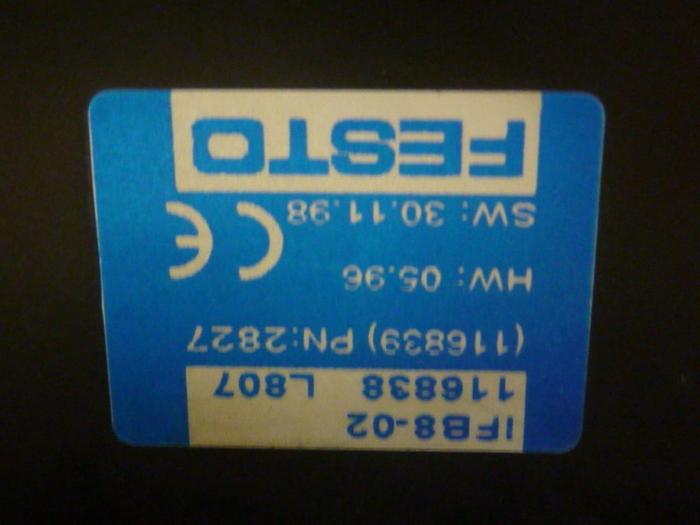 Used FESTO Control Block / Valve Terminal IFB8-02 #61260
