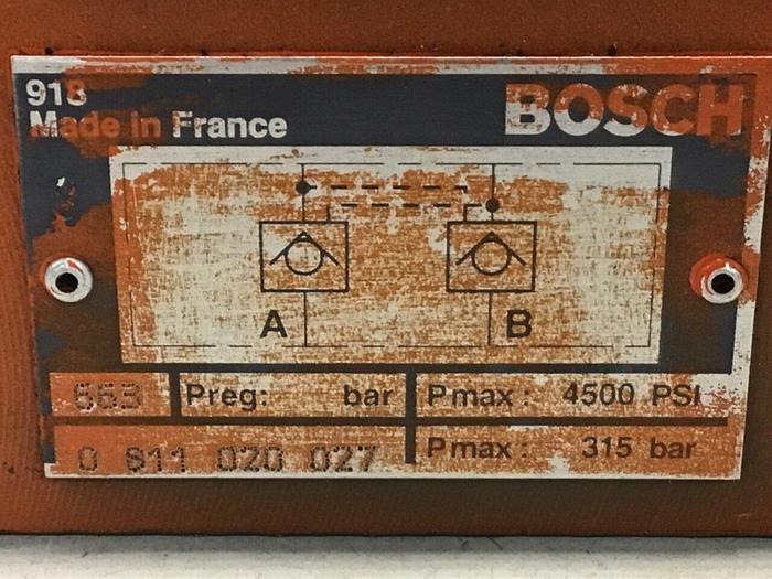 Used BOSCH Check Valve 0 811 020 027 Used