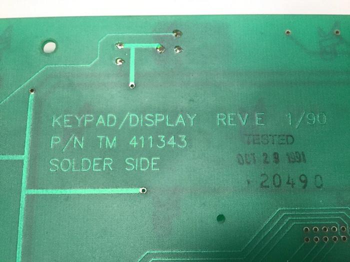 Used THORESON MCCOSH Keypad Display TM 411343 #108433