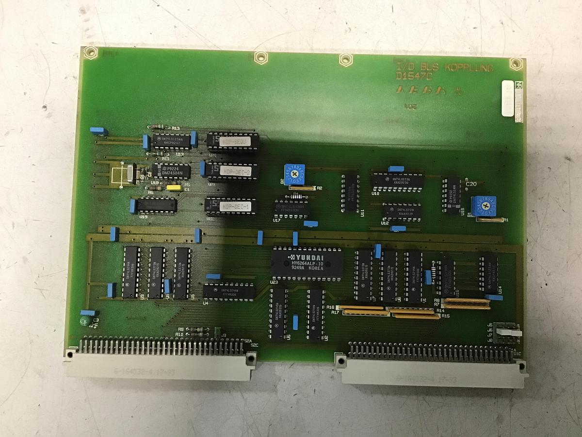 Used KEBA Circuit Board / Engel I/O BUS KOPPLUNG D1547C Used