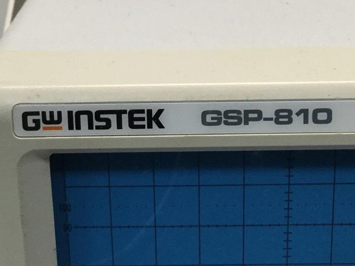 Used GW INSTEK Spectrum Analyzer GSP-810 Used