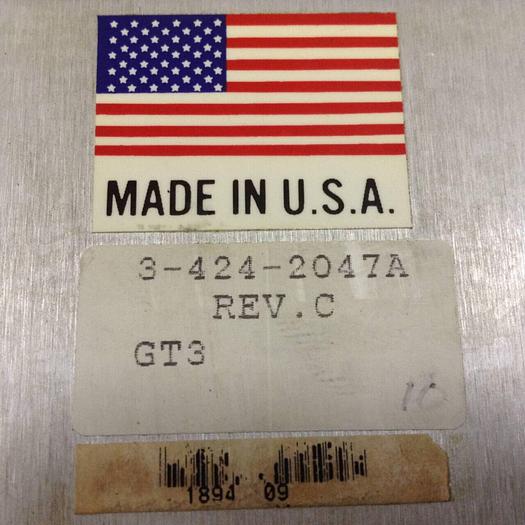 Used CINCINNATI MILACRON Camac VST Control Panel 3-424-2047A VST Used