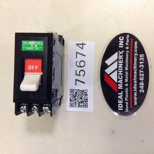 Used IDEC Circuit Protector NRC111L/5A #75674