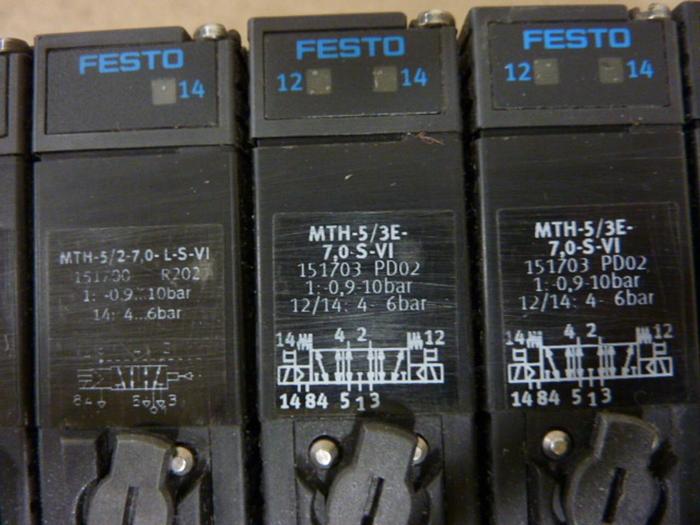 Used FESTO Control Block w/ Valves IFB8-03 #52798