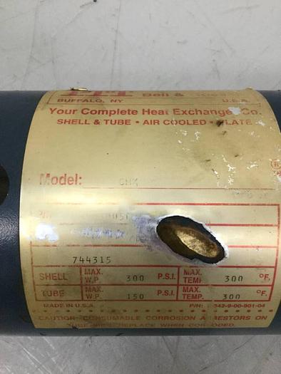 Used ITT Heat Exchanger CHX Used