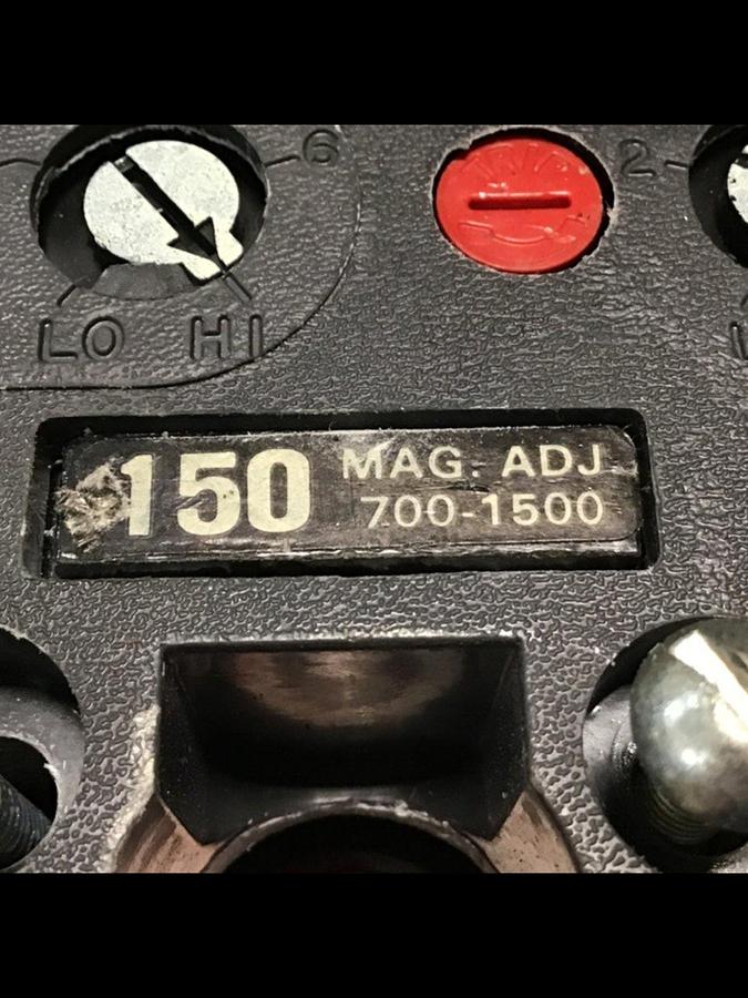 Used GE 150 Amp Circuit Breaker & Switch TFJ236150WL /SWITCH #135208