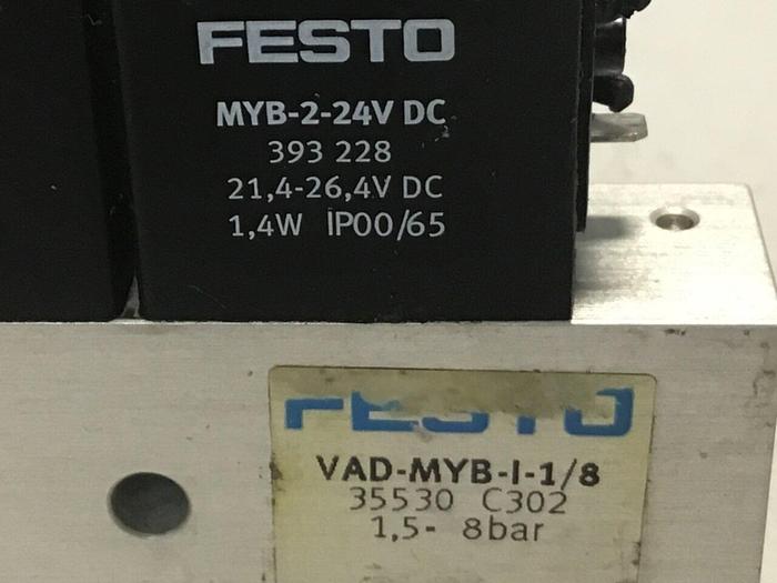Used FESTO Valve VAD-MYB-I-1/8 #127866