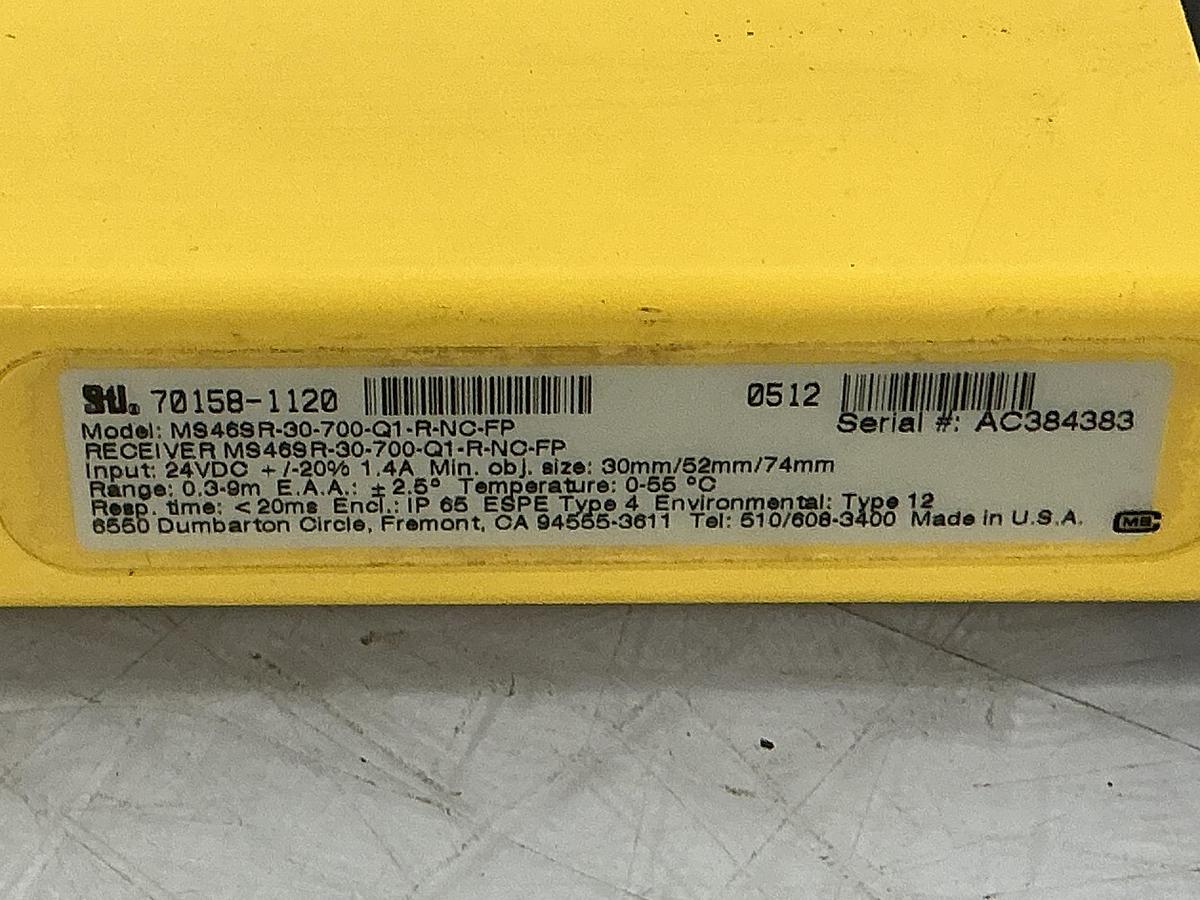 Used BANNER MS46SR-30-700-Q1-R-NC-FP