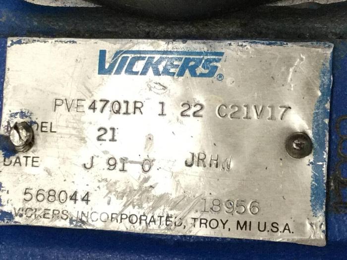 Used VICKERS Hydraulic Vane Pump PVE47Q1R122C21V1721 Used