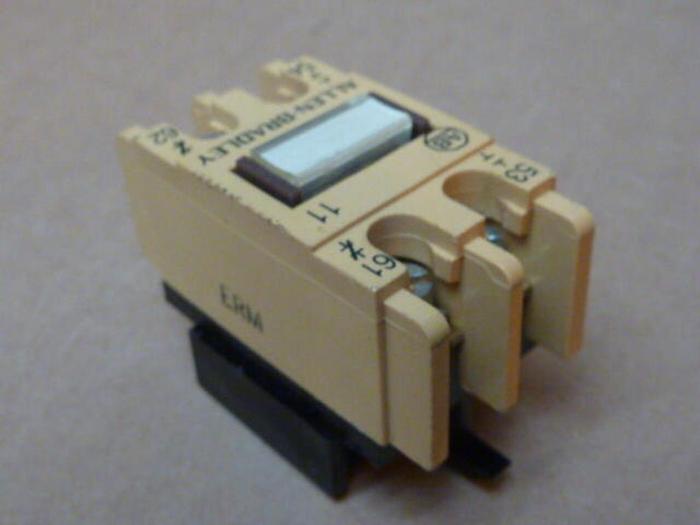 Used ALLEN BRADLEY Auxiliary Contact 195-FA11 SER A #79594