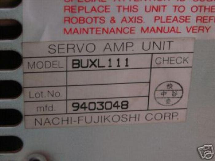 Used NACHI Servo Drive BUXL111 USED