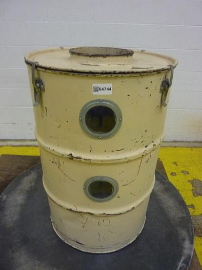 Used METAL FABRICATOR Top of Dust Collector w/ Barrel DUST744 #64744