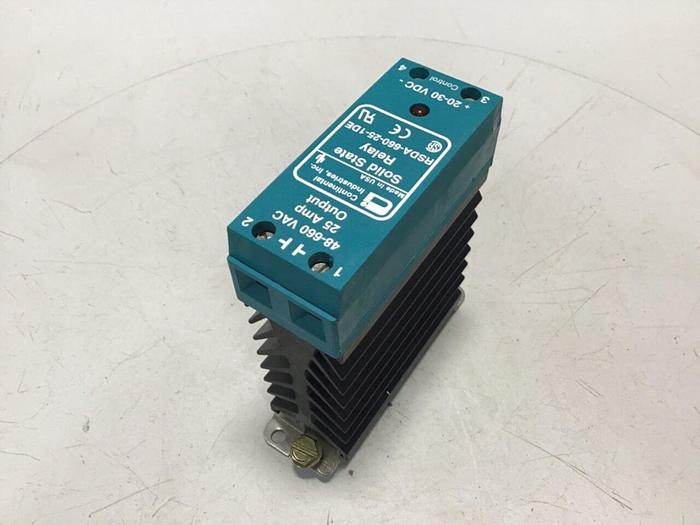 Used CONTINENTAL INDUSTRIES Solid State Relay RSDA-660-25-1DE #138145