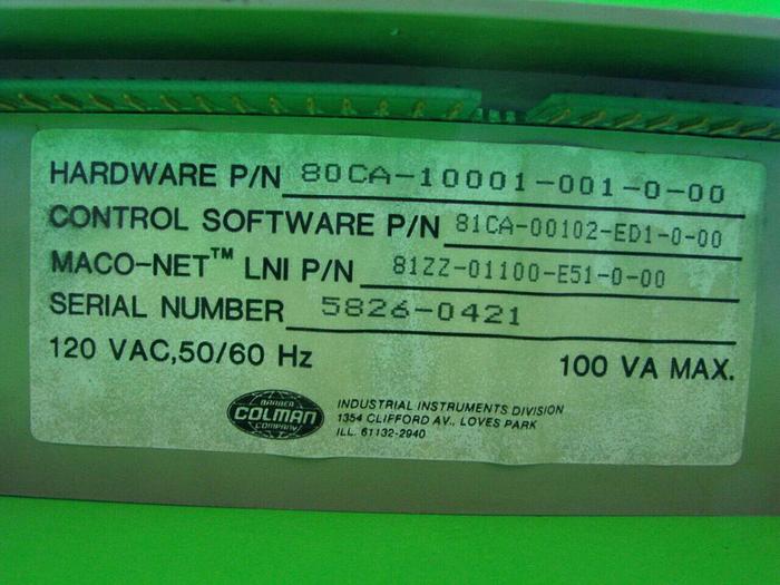 Used BARBER COLMAN Sequence Module MACO 8000 80CA-10001-001-0-00 Used