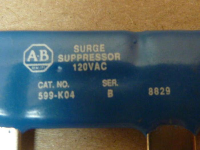 Used ALLEN BRADLEY Surge Suppressor 599-K04 SER B #32205