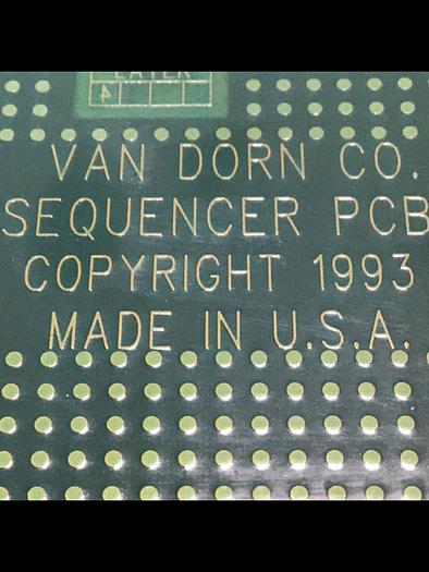 Used VAN DORN Analog Circuit Board 330025 PC330-025 Used