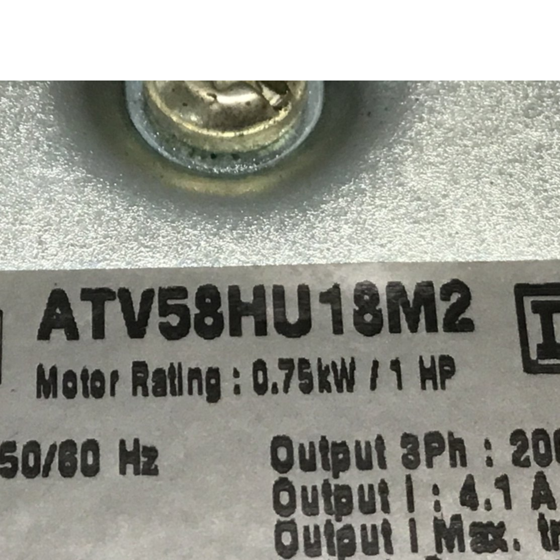 Used TELEMECANIQUE Variable Speed Drive ATV58HU18M2 USED
