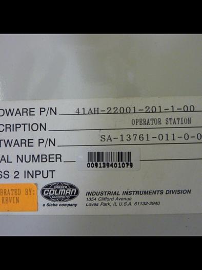 BARBER COLMAN Operator Station 41AH-22001-201-1-00 #49948