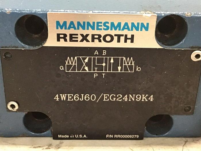 Used MANNESMANN REXROTH Valve 4WE6J60/EG24N9K4 #142883