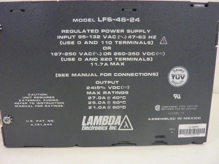 Used LAMBDA Power Supply LFS-46-24 #49751