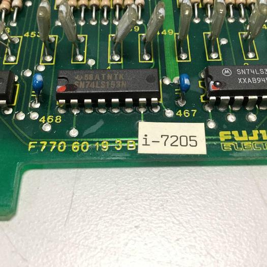 Used FUJI ELECTRIC Processor Card F770 60 19 3 B F77060193B UM12A-G0I Used