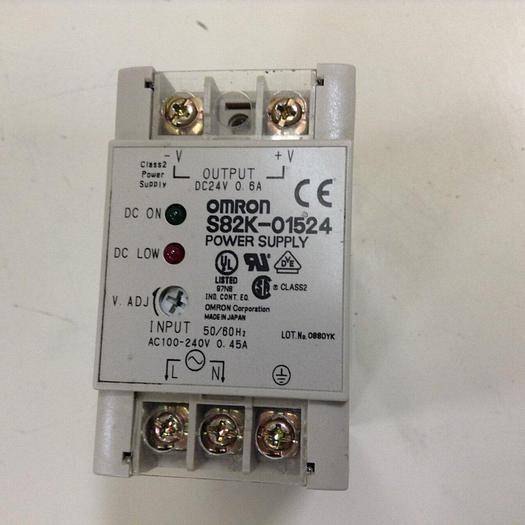 Used OMRON Power Supply S82K-01524 #83440