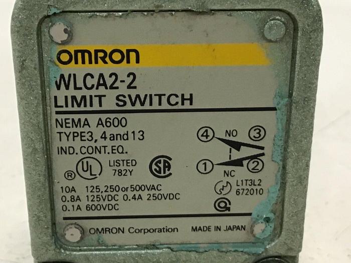 Used OMRON Limit Switch WLCA2-2 USED