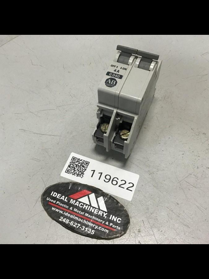 Used ALLEN BRADLEY Circuit Breaker 4 Amp 1492-CB2/G040 SER A Used