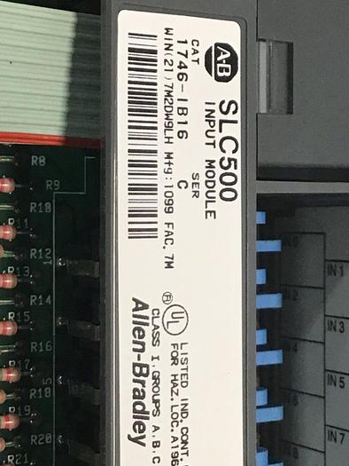 Used ALLEN BRADLEY Input Module 1746-IB16 SER C #127235
