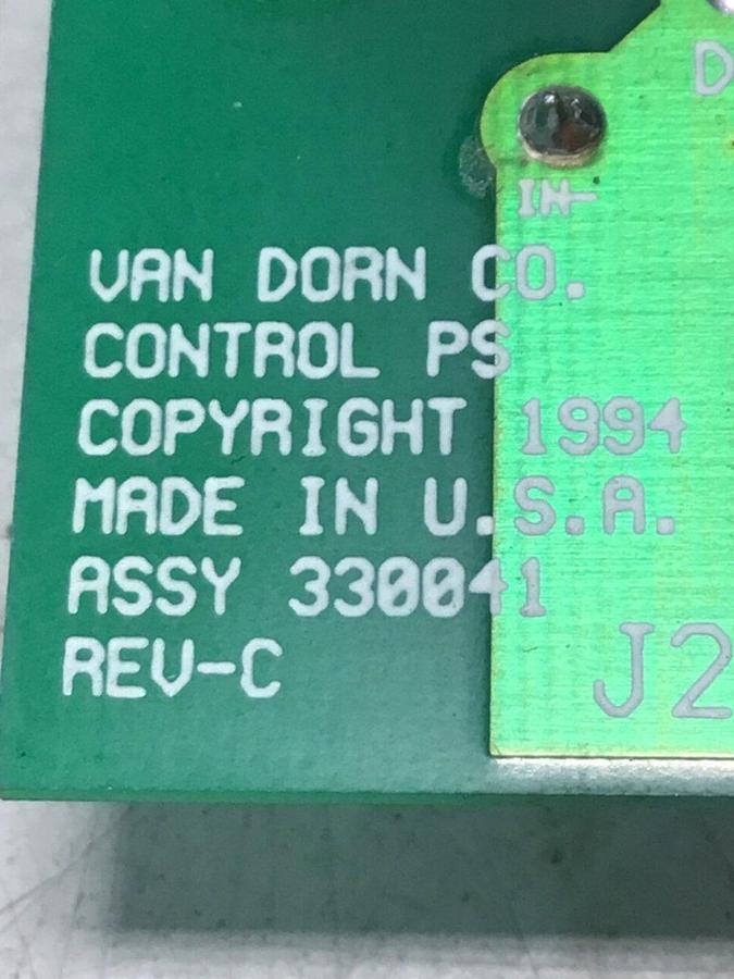 Used VAN DORN Circuit Board 330041 PC330-041 Used