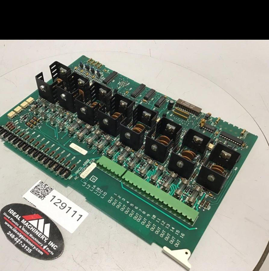 Used BARBER COLMAN AC Output Circuit Board A-13402-3 Used 