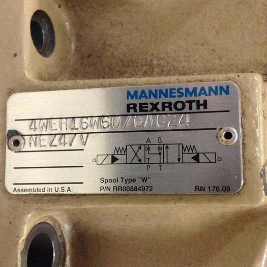 Used REXROTH Valve 4WEH16W60/6AG24NEZ4V USED #80617