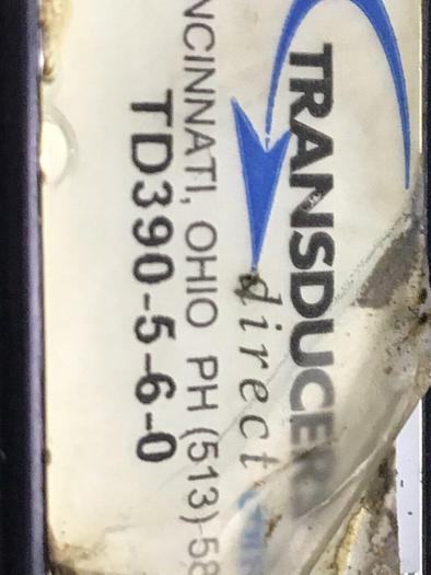 Used TRANSDUCER TECHNIQUES Transducer TD390-5-6-0 #119321