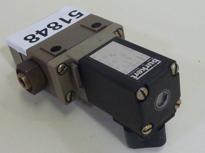 Used BURKERT EASY FLUID CONTROL SYS Solenoid Valve 125925E #51848