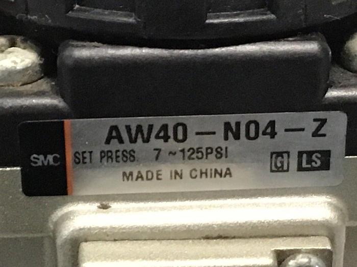 Used SMC Filter Regulator AW40-N04-Z #130724