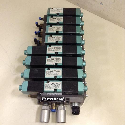 Used NUMATICS Control Block w/ Valves 082SS415M #80013