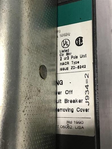Used GE 150 Amp Circuit Breaker Disconnect Switch TFJ236150WL Used