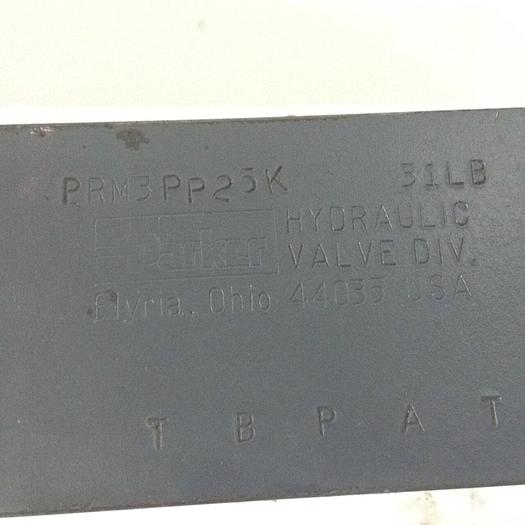 Used PARKER Valve PRM3PP25K31 #89649