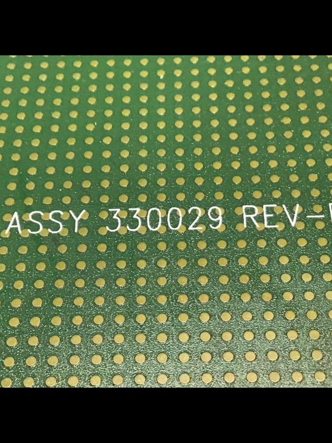 Used VAN DORN Sequencer Circuit Board PC330-029 330-029 #136214