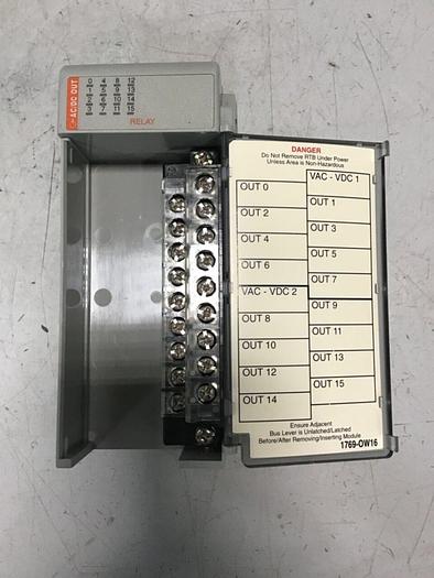 Used ALLEN BRADLEY Compact I/O Relay 1769-OW16 SER A Used #138234