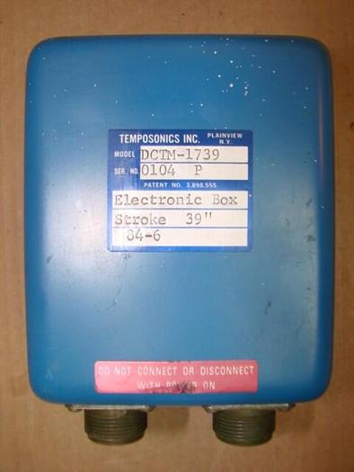 Used TEMPOSONICS INC Electronic Box DCTM-1739 #21317