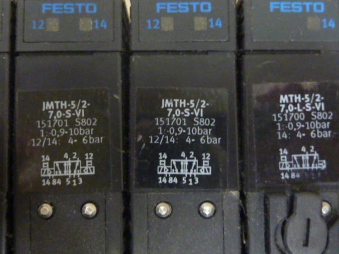 Used FESTO Control Block / Valve Terminal IFB13-03 Used
